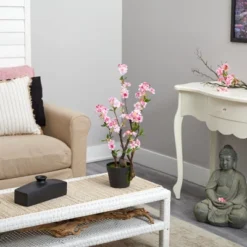 Nearly Natural 2.5-ft Cherry Blossom Artificial Plant -Nearly Natural GUEST 04842da4 8031 4ad2 9e6f a56c3f7f4693