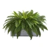 Nearly Natural 30-in Boston Fern Artificial Plant In Stone Planter -Nearly Natural GUEST 2162a25e a23a 4e05 829b 56ad4ba4a1d0