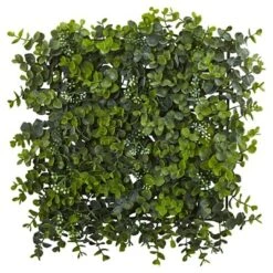 Nearly Natural Set Of 8 Eucalyptus Mat (12")