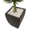 4.5' Cypress Topiary With Black Planter, UV Resistant (Indoor/Outdoor) - Nearly Natural -Nearly Natural GUEST 58db7420 06e1 493c b88b 6de22ce53afd