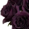 Rose Arrangement With Vase, Purple - Nearly Natural