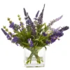 2pc Artificial Lavender 12" Arrangement And 14" Wreath Set Purple - Nearly Natural -Nearly Natural GUEST 74ed8f66 1164 4c45 9b23 7d545cad1b9a