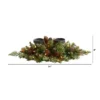 Nearly Natural 24-in Flocked Artificial Christmas Double Candelabrum With 35 Multicolored Lights And Pine Cones -Nearly Natural GUEST 78b3029f f292 48a3 b5ae 4f2056e69d74