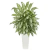Nearly Natural 43-in Silver Queen Artificial Plant In White Tower Planter 2 Nearly Natural 43-in Silver Queen Artificial Plant In White Tower Planter -Nearly Natural GUEST 7b38672f 87a0 4e19 bd0b 2ce1bfcfc3fd