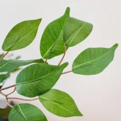 60" Artificial Ficus Tree In Pot Black - Nearly Natural