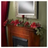 60" Poinsettia & Berry Garland - Nearly Natural -Nearly Natural GUEST a405f8c2 8d9d 4a4e 847f 184683eb38a1