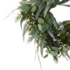 24" Artificial Eucalyptus And Mixed Greens Wreath - Nearly Natural