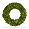 Nearly Natural 24” Preserved Boxwood Wreath 2 Nearly Natural 24” Preserved Boxwood Wreath -Nearly Natural GUEST bae418ba 1e07 4af3 bc1a a4f963f9db5e