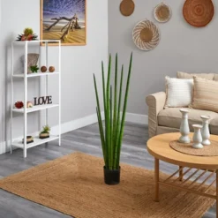Nearly Natural 4-ft Sansevieria Snake Artificial Plant 7 Nearly Natural 4-ft Sansevieria Snake Artificial Plant -Nearly Natural GUEST c735f41a 5ece 41ef b875 b3cc09d57fac