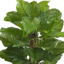 63" X 33" Artificial Leaf Philodendron Plant In Pot - Nearly Natural