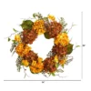 Nearly Natural 24” Fall Hydrangea Artificial Autumn Wreath -Nearly Natural GUEST d8bb1775 c01e 4bd9 b010 c8a7872e6395