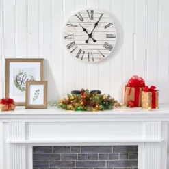 Nearly Natural 24-in Flocked Artificial Christmas Double Candelabrum With 35 Multicolored Lights And Pine Cones 11 Nearly Natural 24-in Flocked Artificial Christmas Double Candelabrum With 35 Multicolored Lights And Pine Cones -Nearly Natural GUEST dcbdb444 2b67 4144 80ec d307784a4848