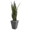 Nearly Natural 57-in Sansevieria Artificial Plant In Slate Planter -Nearly Natural GUEST e4621599 1f98 451a 92f4 334817226542
