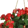 Nearly Natural Geranium Hanging Basket Silk Plant -Nearly Natural GUEST fb0c0cb1 b033 4222 8dca aff6732ac554